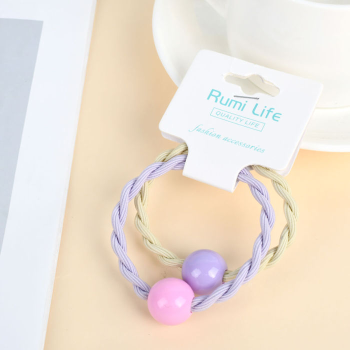 Bead Hair Ties for Kids