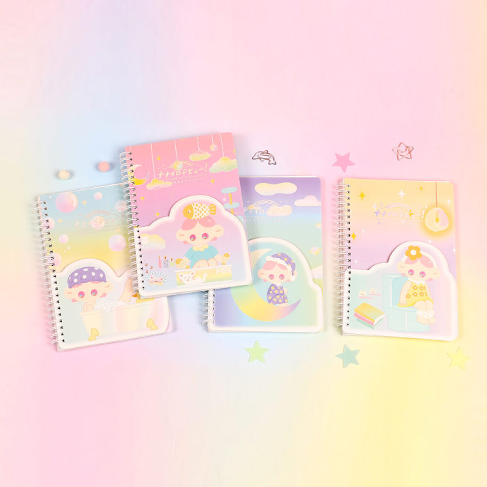 Cartoon Girl Spiral Notebook A5