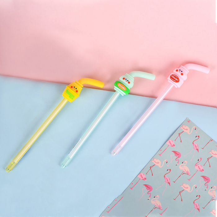 Drink Straw Gel Pen