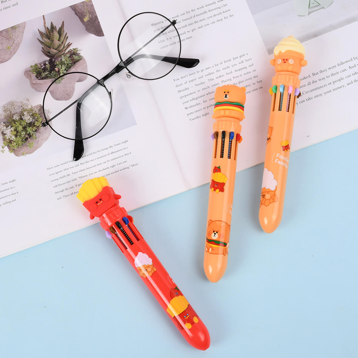 Fast Food Ballpoint Pen-10 Color - Image 7