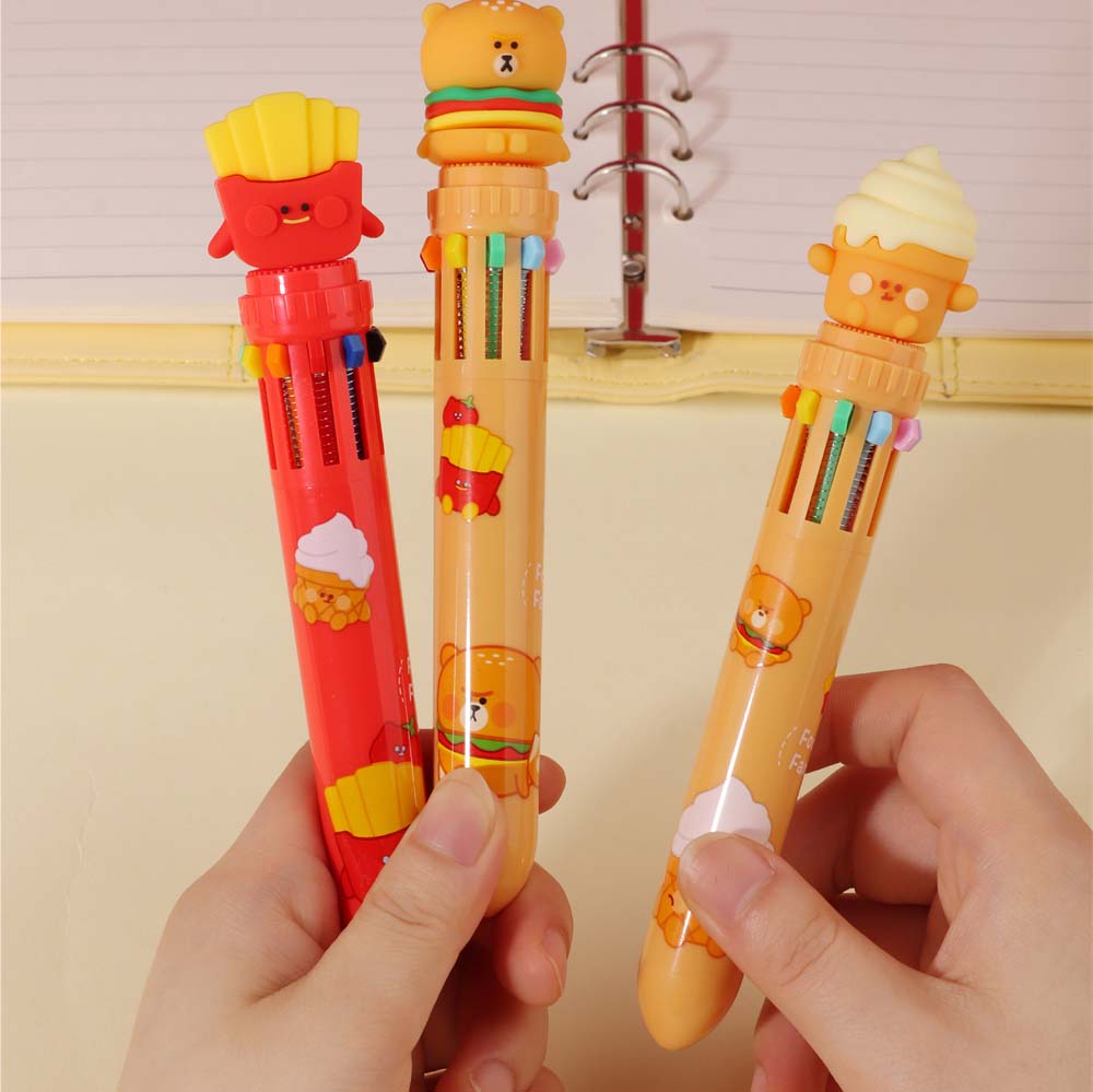 Fast Food Ballpoint Pen-10 Color - Image 10