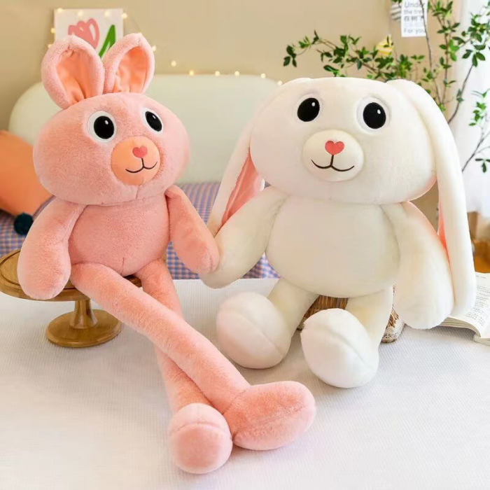 Extendable Bunny Stuffed Toy 37.4"