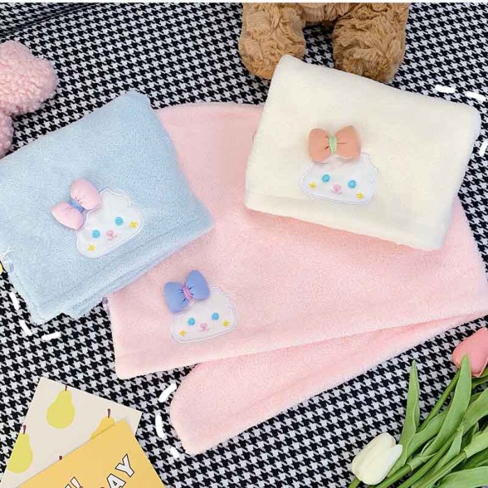 Cartoon Bow Hair Drying Towel