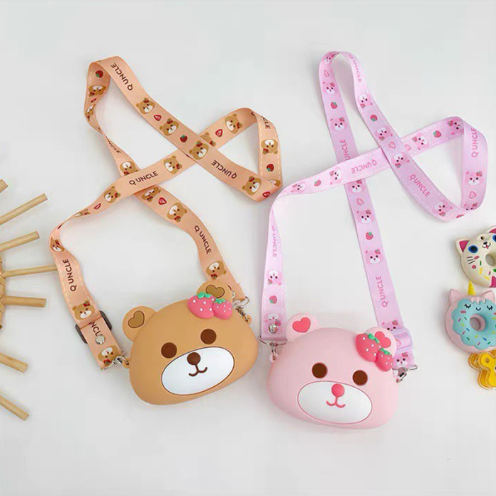 Strawberry Bear Cross Body Bag