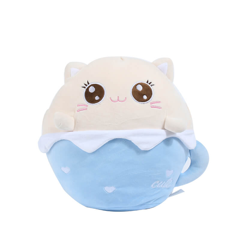 Winter Cup Cat Hand Warmer Hug Pillow 11 Inches - Image 2