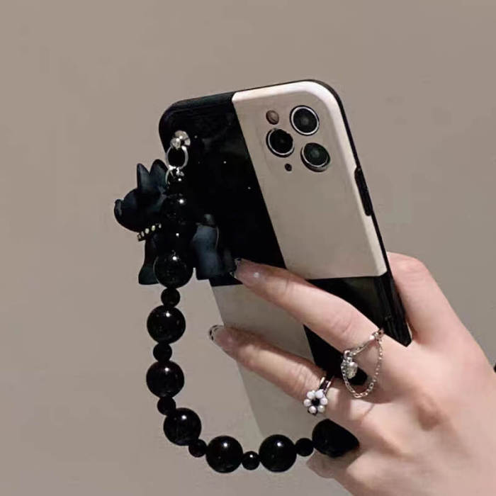 Black&White iPhone12/12pro Case