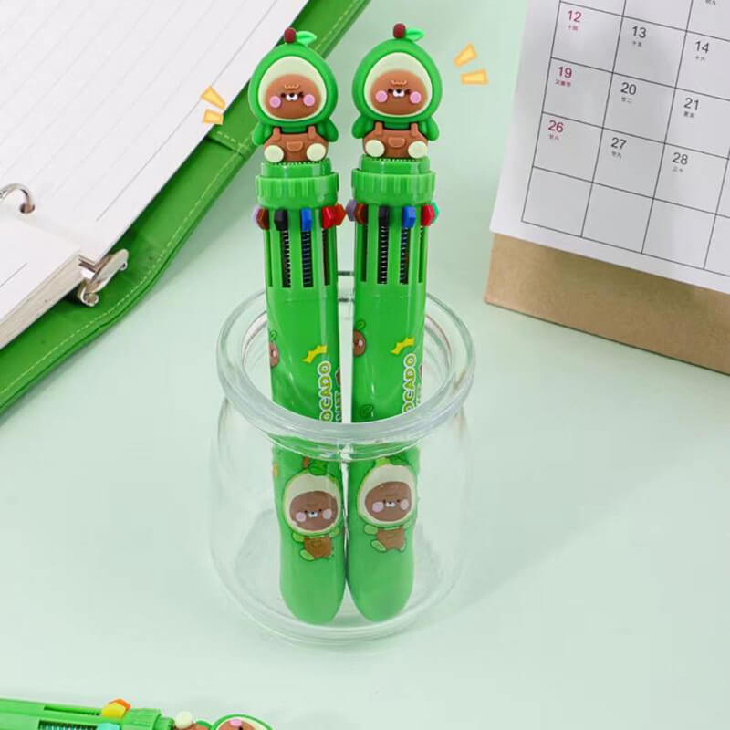 Cute Avocado Ballpoint Pen- 10 Colors - Image 4