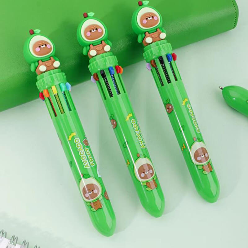 Cute Avocado Ballpoint Pen- 10 Colors