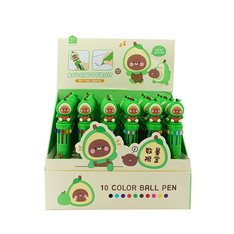 Cute Avocado Ballpoint Pen- 10 Colors - Image 5