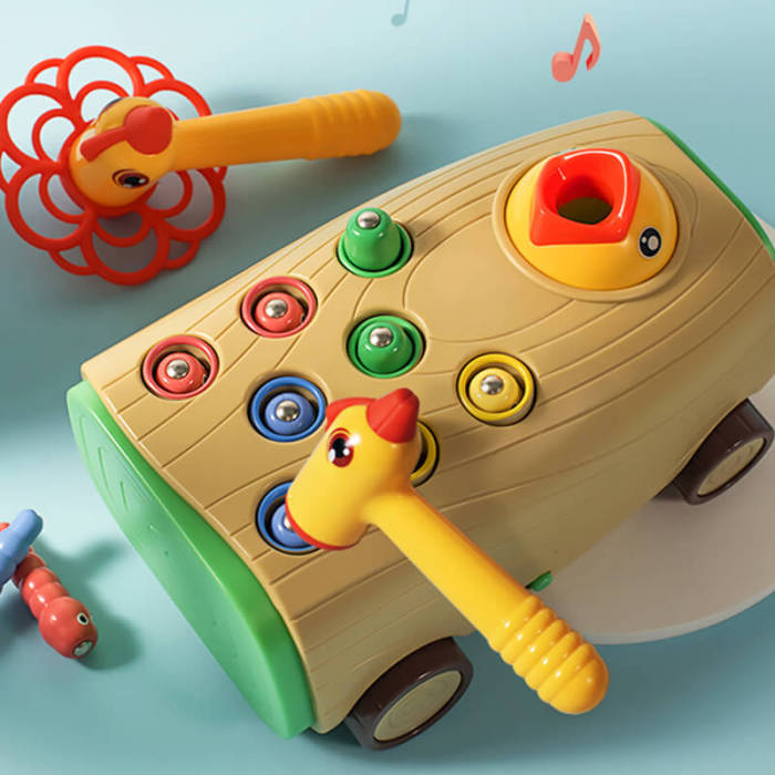 Woodpecker Hammering Toy Toddler Educational Toy