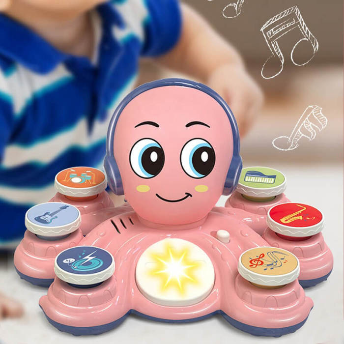 Octopus Toy-Pink