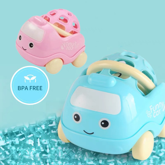 Baby Car Teething Toy with Bell Bath Toys