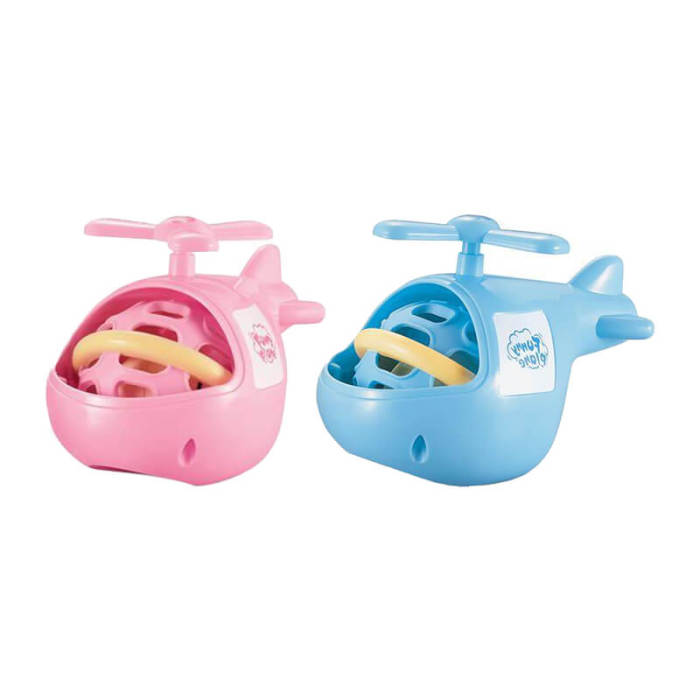 Baby Teething Toy Airplane Rattle Bell Bath Toys
