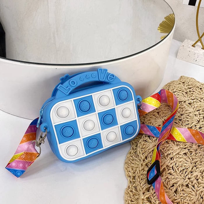 Bubble Pop Top-Handle Bag/Crossbody Bag for Kids