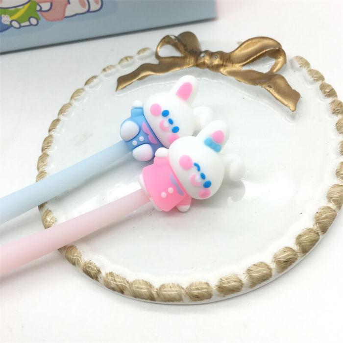 Rabbit Gel Pen Silicone Shake Pen Smooth 0.5MM