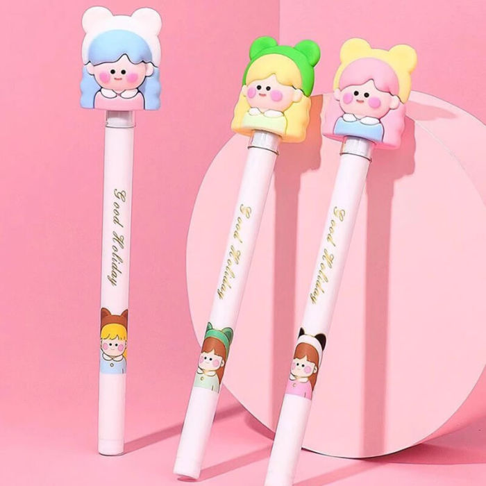 Cartoon Girl Roller Gel Pen