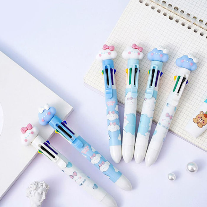 Happy Cloud 8-Color Ballpoint Pen