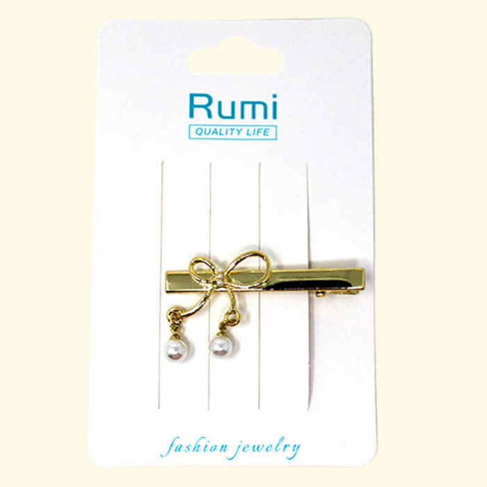 Bow Pearl Hairpin