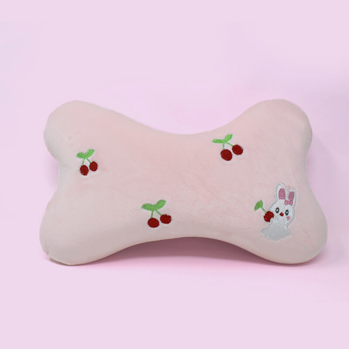 Cherry Bone-shaped Neck Pillow