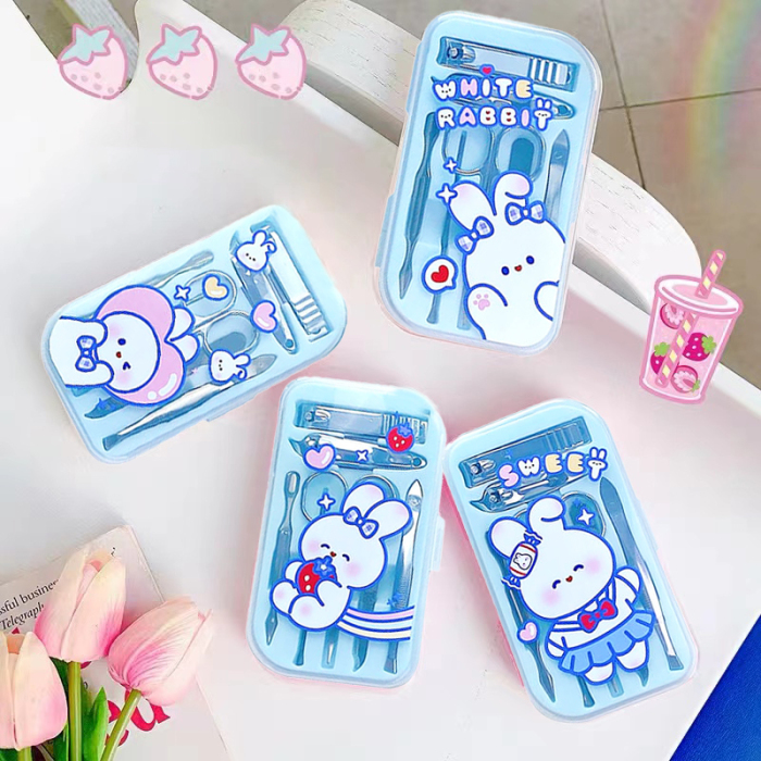 Rabbit Bunny Nail Clippers Set-Blue