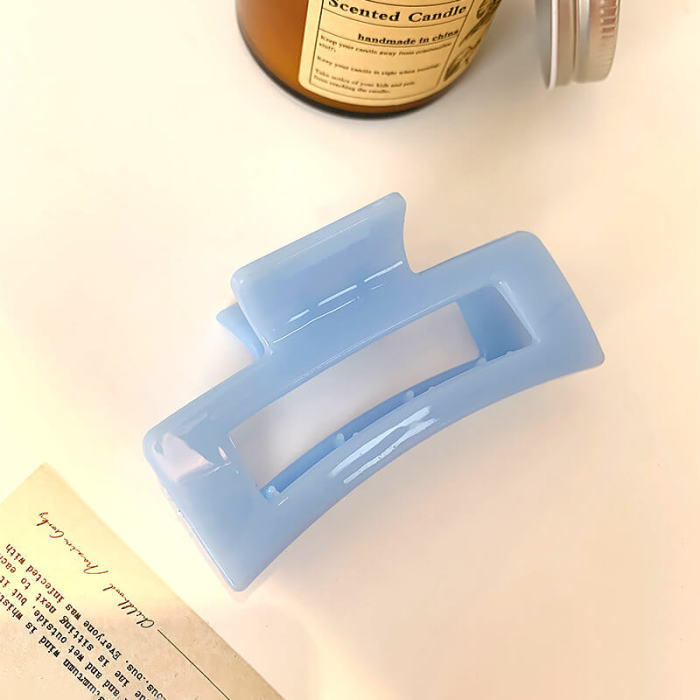 Jelly-colored Hair Claw Clip