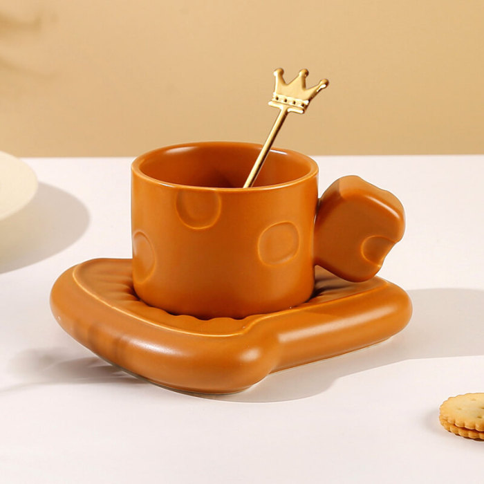 Embossed Ceramic Mug 8.5oz