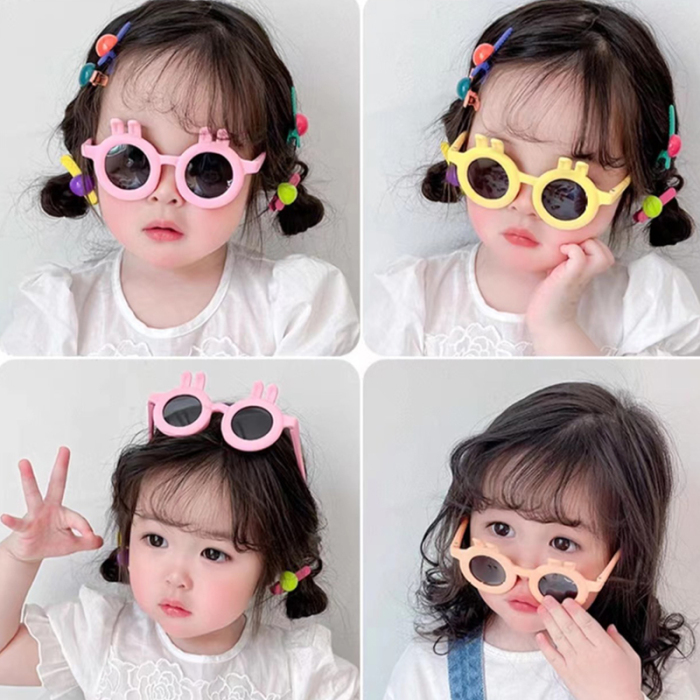 Kids Bunny Silicone Polarized Sunglasses