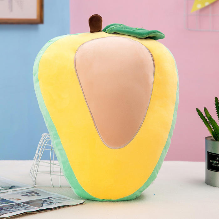 Throw Pillow Mango Shaped Medium-20 Inches