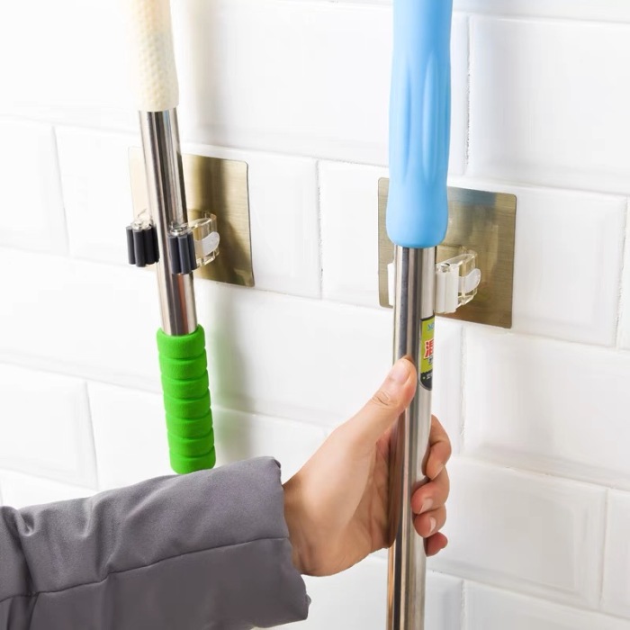 Mop Holder 2PCS-Black Mop Holder