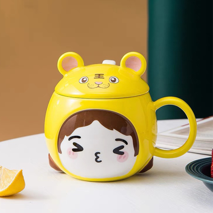 Cartoon Girl Coffee Mug 14.5oz