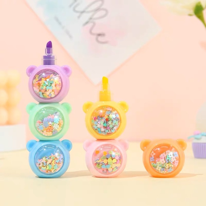 Multicolored Bear Highlighters