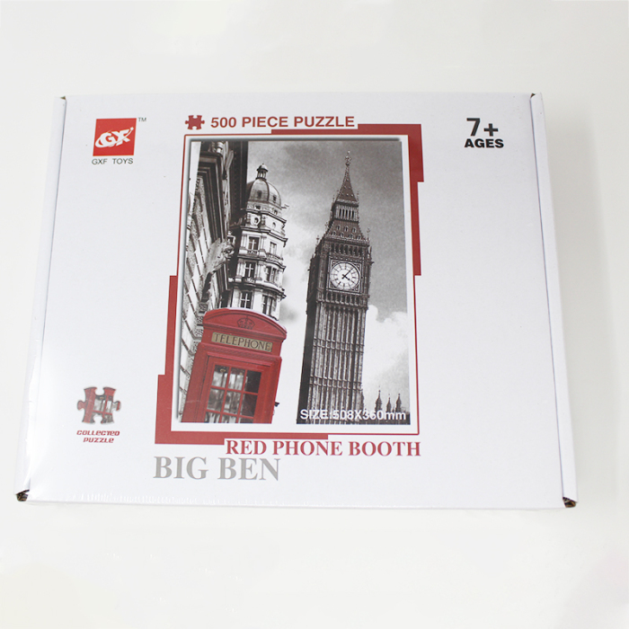 Puzzle- Big Ben Suitable for Age 7 Above, 500PCS