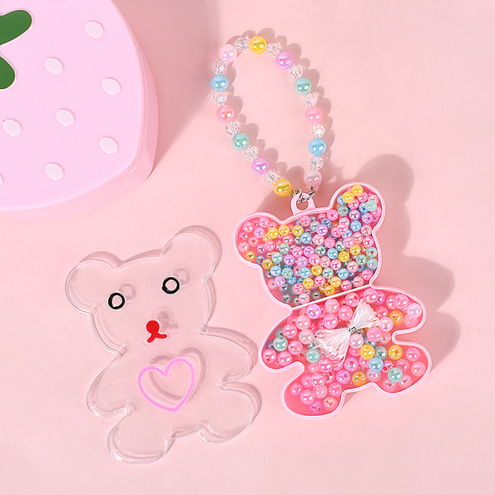 Adorable Bear-shaped Box DIY Bead Set Gift Box