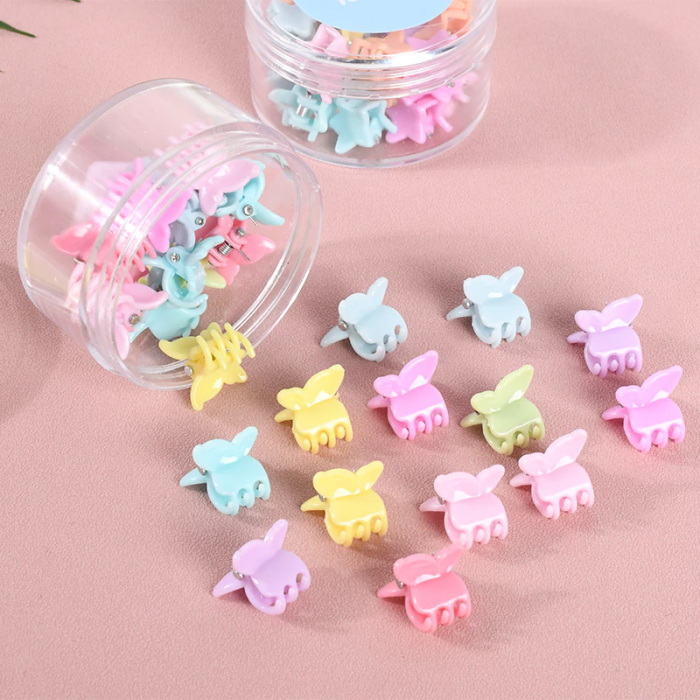 Butterfly Mini Kids Hair Clips Box