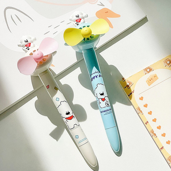 Cartoon Plane Fan Gel Pen