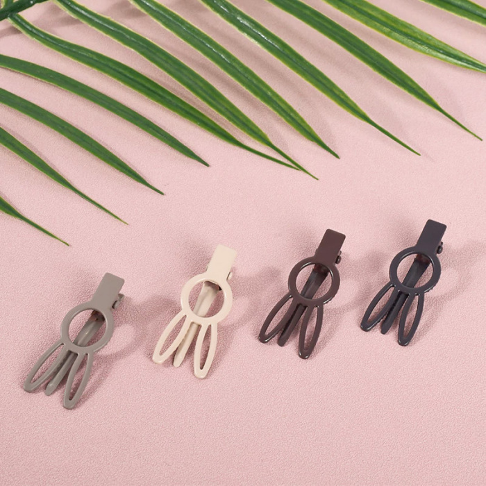 Bunny-shaped Hair Clips Set
