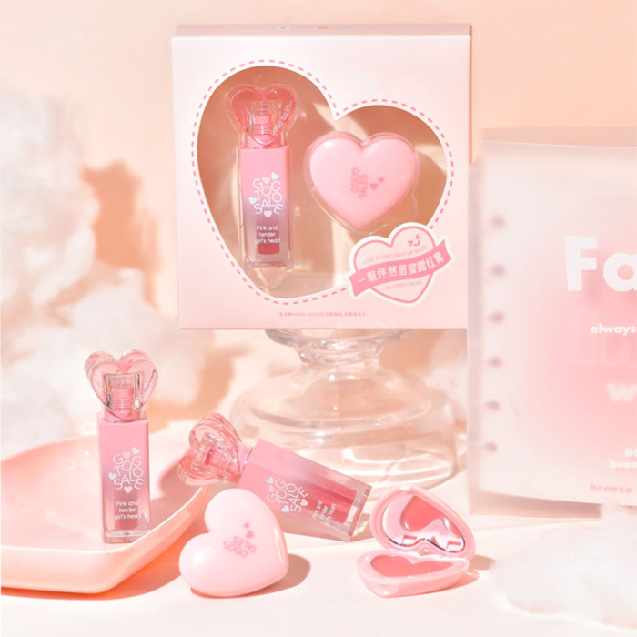 Lovely Cream Blush&Lipstick Set