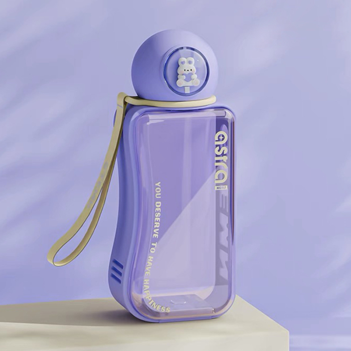 Cartoon Plastic Water Bottle 16.9oz