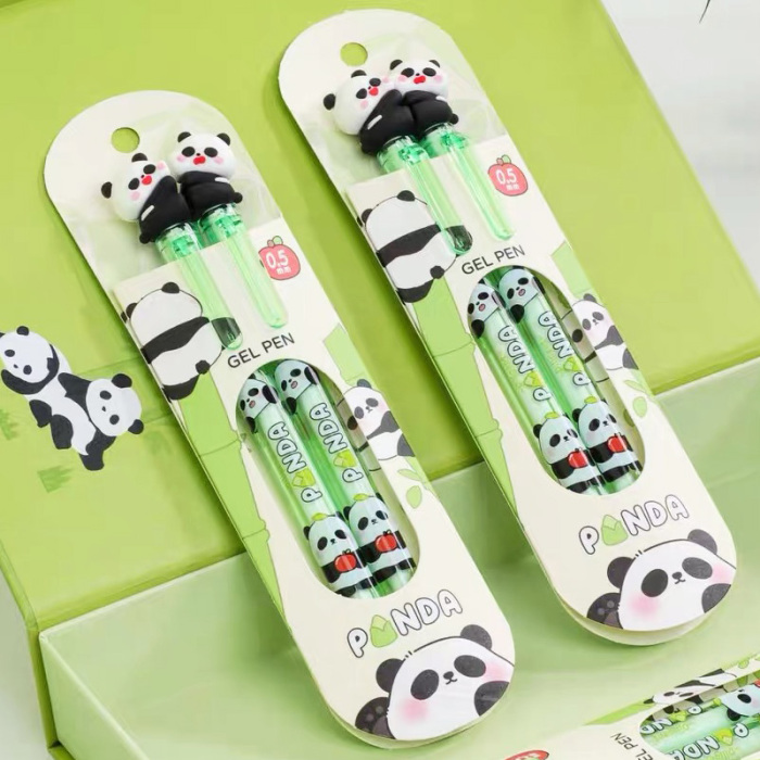 Panda Press Gel Pen 2Pcs Set