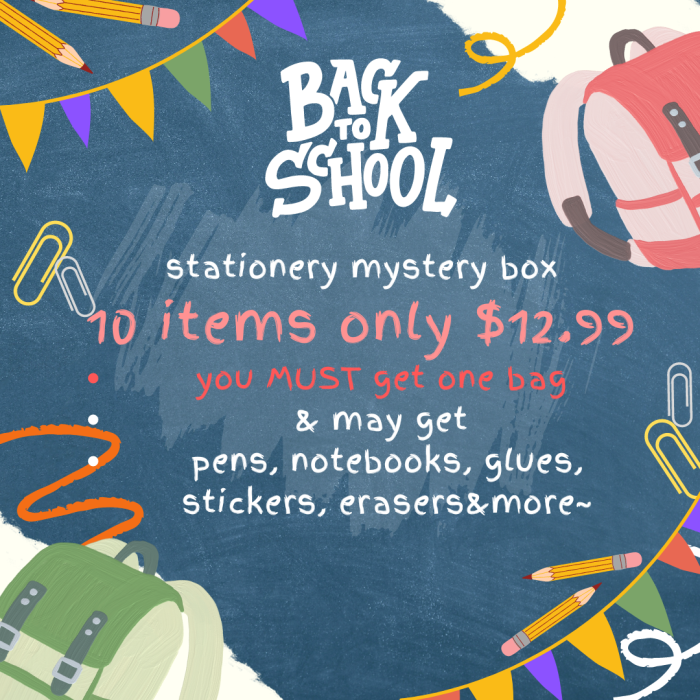 Back2school Mystery Bag