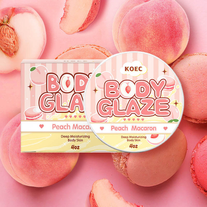 Body Glaza (Peach Macaron) 4 oz